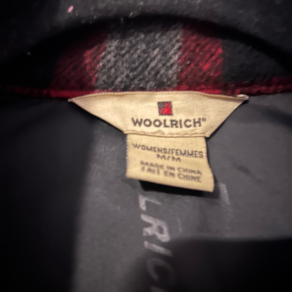 Woolrich Women's Red and Black Jacket